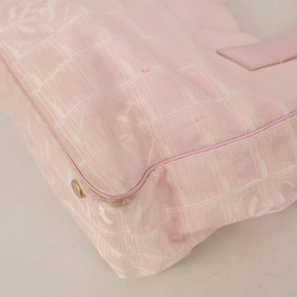 Chanel Tote Bag New Travel Nylon Pink Gold Hardware Women's