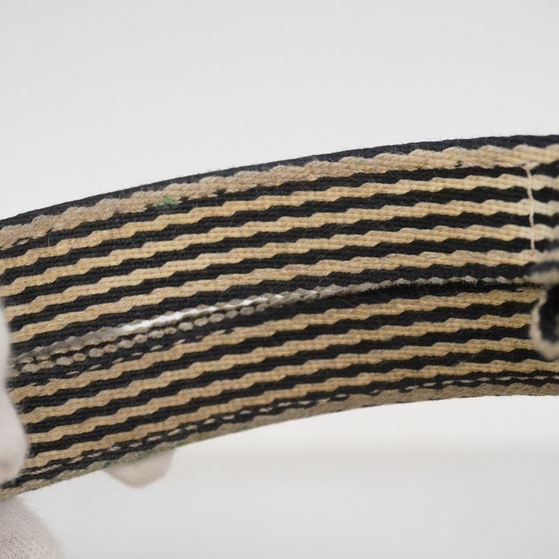 Hermes Tote Bag New Fourre Tout Cabas Canvas Gray Silver Hardware Men Women