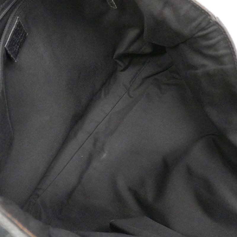 Gucci Tote Bag GG Canvas Abby 141472 Canvas Black Gold Hardware Women's