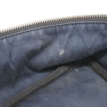 Gucci Pouch GG Canvas 106646 Canvas Black Gold Hardware Women's