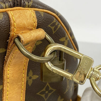 Louis Vuitton Boston Bag Monogram Keepall Bandoliere 55 M41414 Brown Men Women