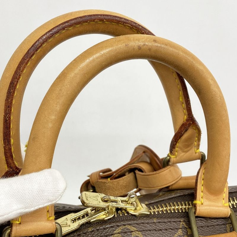 Louis Vuitton Boston Bag Monogram Keepall Bandoliere 45 M41418 Brown Men Women