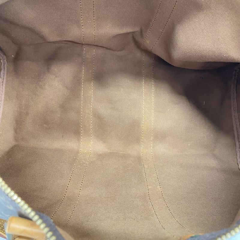 Louis Vuitton Boston Bag Monogram Keepall Bandoliere 45 M41418 Brown Men Women