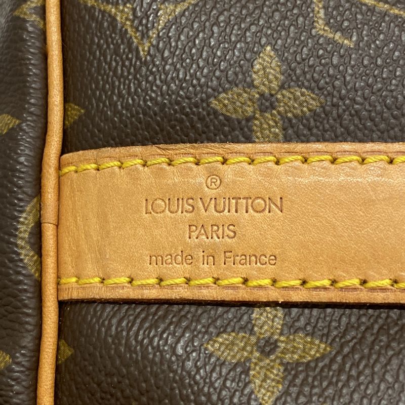 Louis Vuitton Boston Bag Monogram Keepall Bandoliere 45 M41418 Brown Men Women