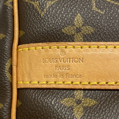 Louis Vuitton Boston Bag Monogram Keepall Bandoliere 45 M41418 Brown Men Women