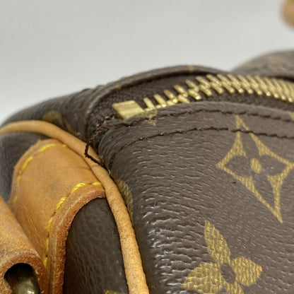 Louis Vuitton Boston Bag Monogram Keepall Bandoliere 45 M41418 Brown Men Women