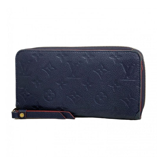 Louis Vuitton Long Wallet Monogram / Empreinte Zippy Wallet M62121 Marine Rouge
