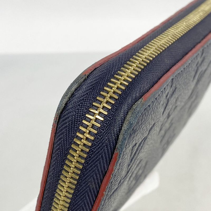 Louis Vuitton Long Wallet Monogram / Empreinte Zippy Wallet M62121 Marine Rouge