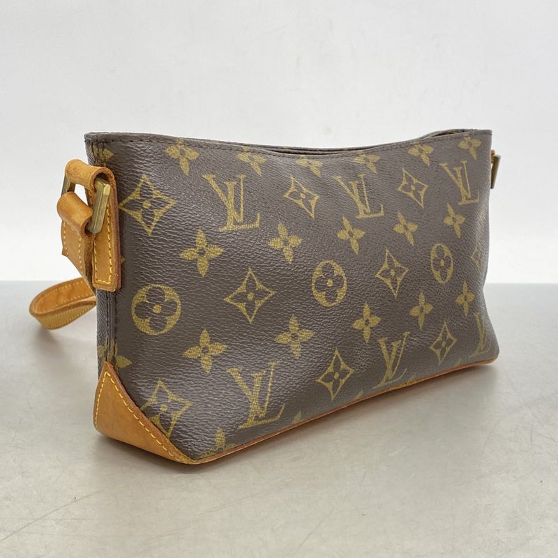 Louis Vuitton Shoulder Bag Monogram Trotter M51240 Brown Ladies