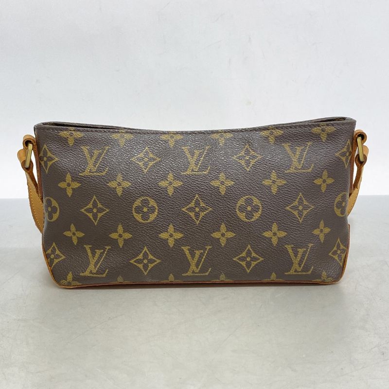 Louis Vuitton Shoulder Bag Monogram Trotter M51240 Brown Ladies