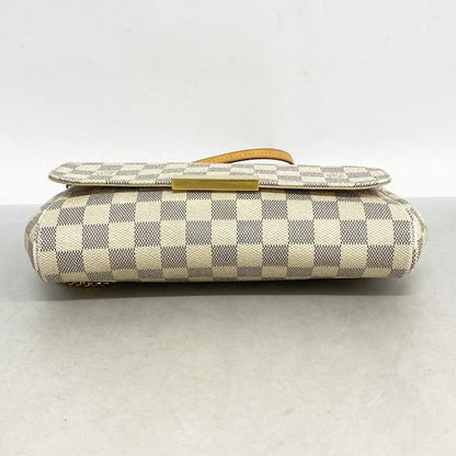 Louis Vuitton Handbag Damier Azure Favorite MM N41275 White 2way Bag Ladies