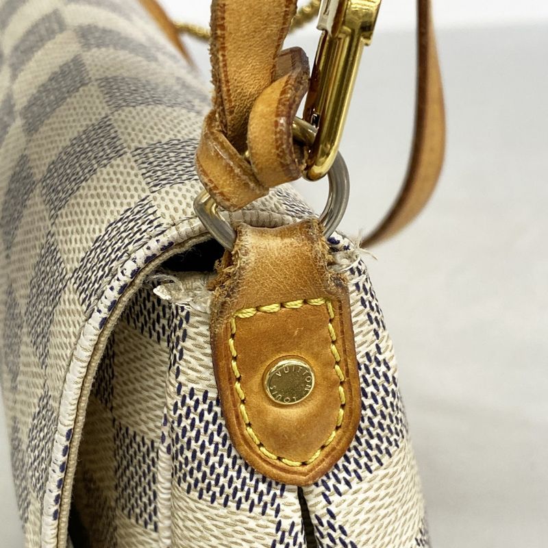Louis Vuitton Handbag Damier Azure Favorite MM N41275 White 2way Bag Ladies