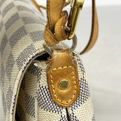 Louis Vuitton Handbag Damier Azure Favorite MM N41275 White 2way Bag Ladies