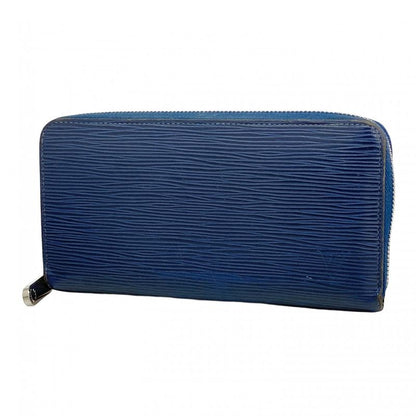 Louis Vuitton Long Wallet Epi Zippy Wallet M61873 Andigo Blue Men's Women's