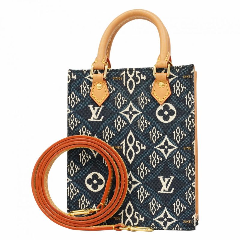 Louis Vuitton Handbag Monogram Jacquard Since1854 Petite Sac Plastic M80288