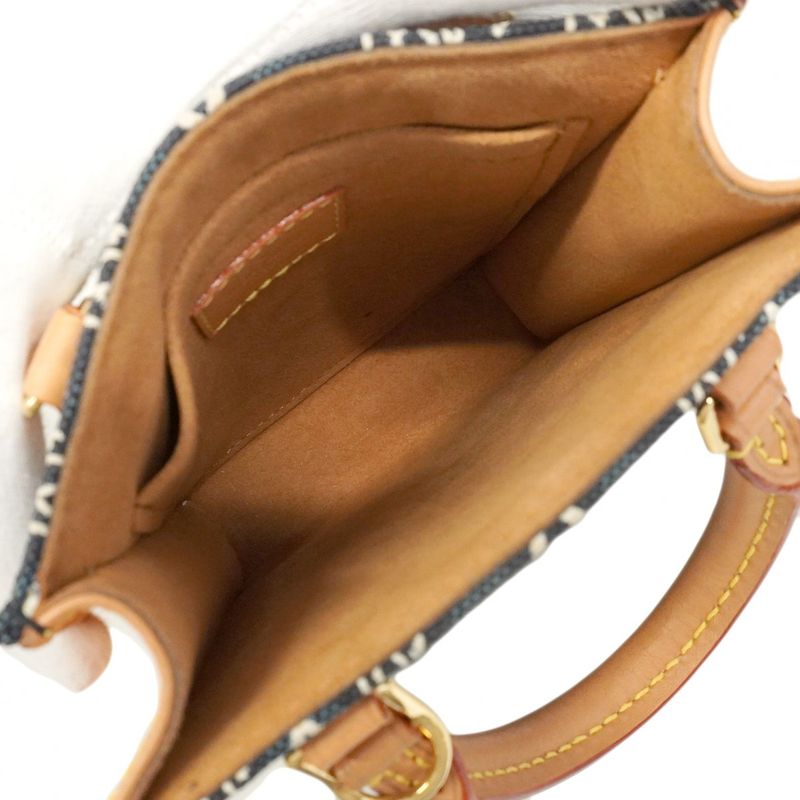 Louis Vuitton Handbag Monogram Jacquard Since1854 Petite Sac Plastic M80288