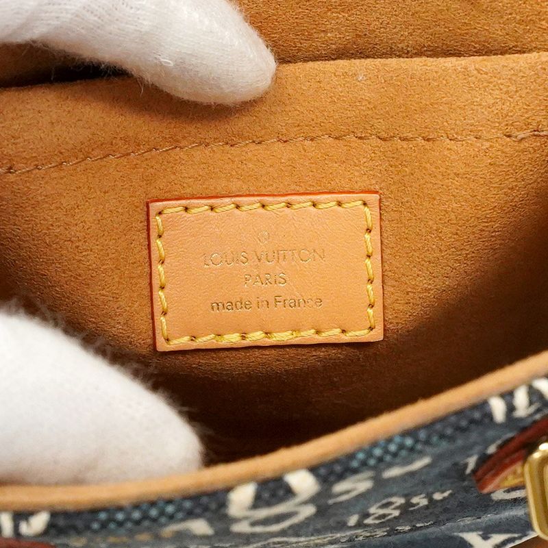 Louis Vuitton Handbag Monogram Jacquard Since1854 Petite Sac Plastic M80288