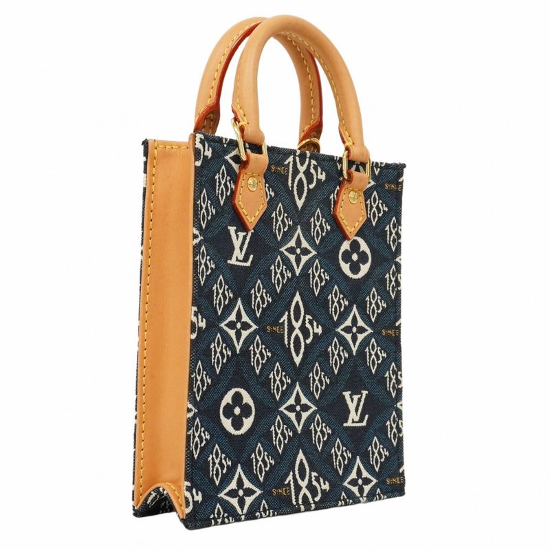 Louis Vuitton Handbag Monogram Jacquard Since1854 Petite Sac Plastic M80288