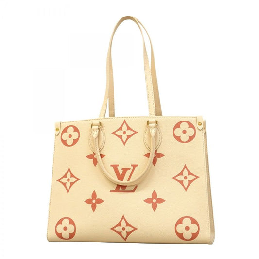 Louis Vuitton Tote Bag Monogram Empreinte Bicolor On The Go MM M21575 Cles Rose