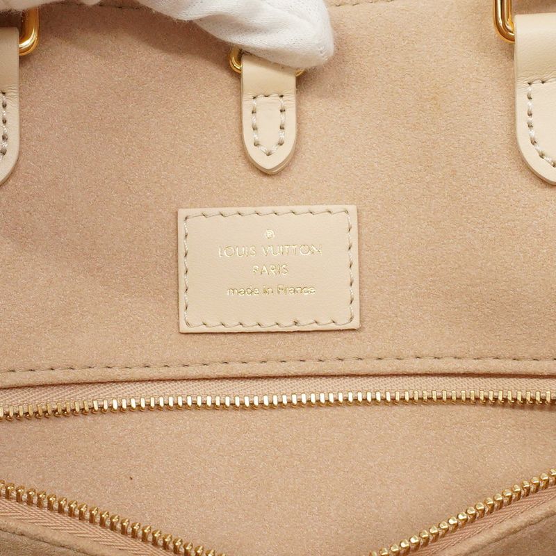 Louis Vuitton Tote Bag Monogram Empreinte Bicolor On The Go MM M21575 Cles Rose