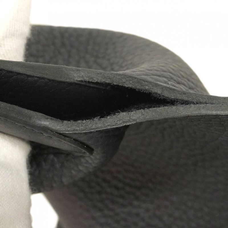 Hermes Handbag Picotin Lock MM Taurillon Clemence Blue O Chien Gold Hardware K