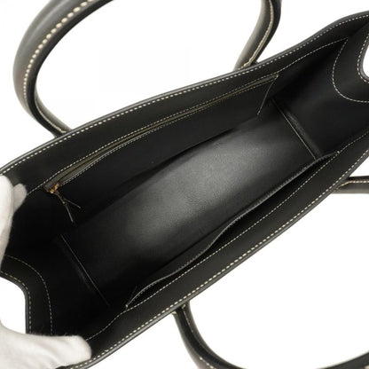 Hermes Tote Bag White Bath Courchevel Gray Gold Hardware □F Engraved Men Women