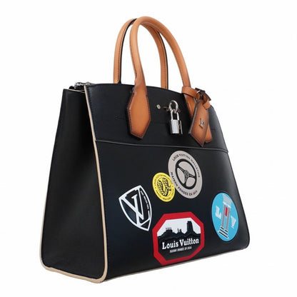 Louis Vuitton Handbag World Tour Collection City Steamer MM M43080 Black