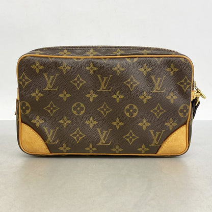 Louis Vuitton Clutch Bag Monogram Marly Dragonne GM M51825 Brown Men's