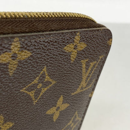Louis Vuitton Long Wallet Monogram Zippy Wallet M60017 Brown Men's Women's