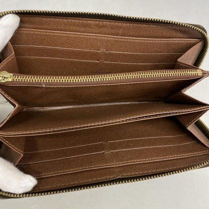 Louis Vuitton Long Wallet Monogram Zippy Wallet M60017 Brown Men's Women's