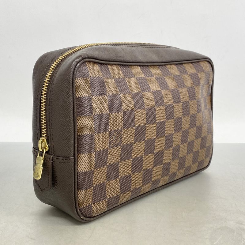 Louis Vuitton Pouch Damier Trousse Toilette N47623 Ebene Ladies