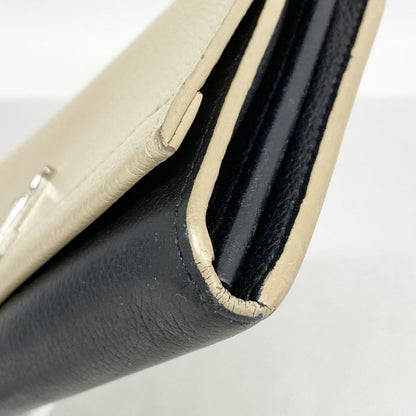 Louis Vuitton Long Wallet Portefeuille Lock Me 2 M62328 Vanille Noir Black