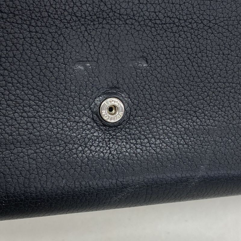 Louis Vuitton Long Wallet Portefeuille Lock Me 2 M62328 Vanille Noir Black