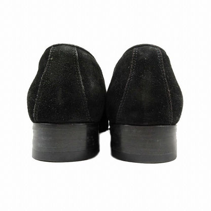 Gucci GG Logo Sherry Line Loafer Suede Leather Stitch Slip-on Moccasin Shoes