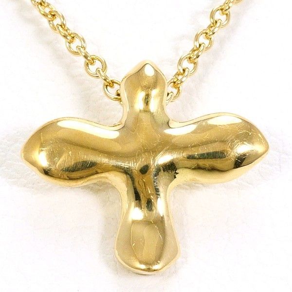 Tiffany & Co Bird Cross 18K YG Necklace Total Weight Approx 2.6g Approx 40cm