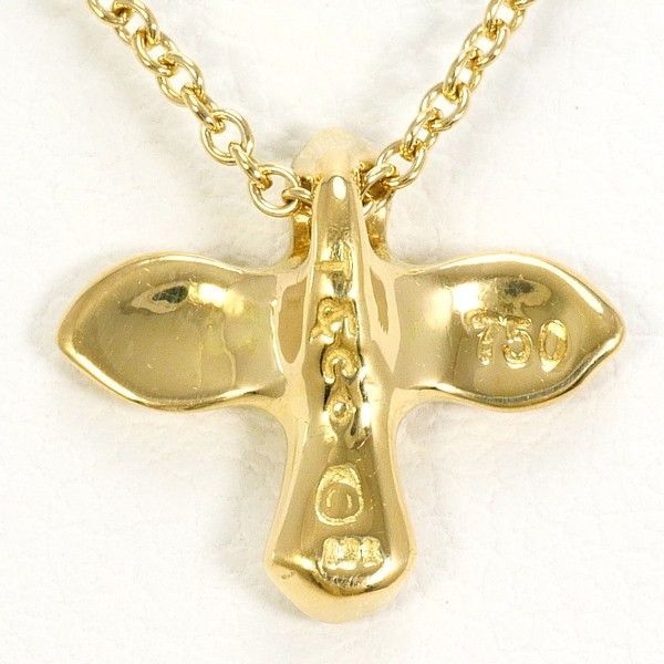 Tiffany & Co Bird Cross 18K YG Necklace Total Weight Approx 2.6g Approx 40cm