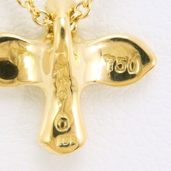 Tiffany & Co Bird Cross 18K YG Necklace Total Weight Approx 2.6g Approx 40cm