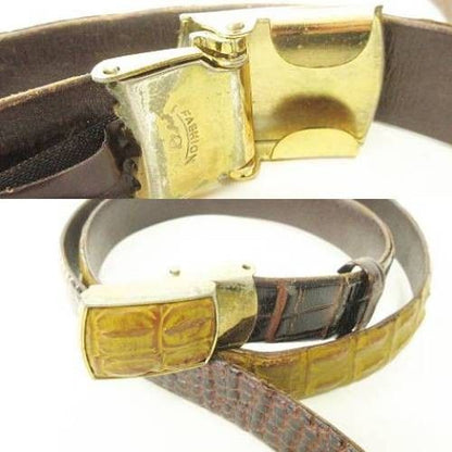 Dior And Others Leather Belt 10 Piece Set Summary Junk Item AA