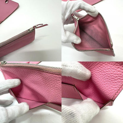 Hermes Long Wallet Dogon GM Dogon GM Taurillon Clemence Pink