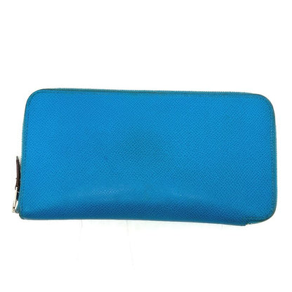 Hermes Long Wallet Azap Long Silk In Epson Blue