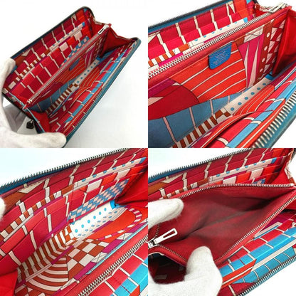 Hermes Long Wallet Azap Long Silk In Epson Blue