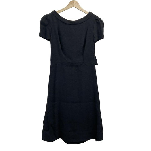 Prada Dress Size 38 S Women's - Black Crew Neck Short Sleeve Long