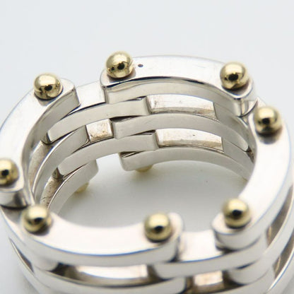 Tiffany & Co Ring ・ring Gate Silver 925 18K Yellow Gold Approx 11.8g Silver