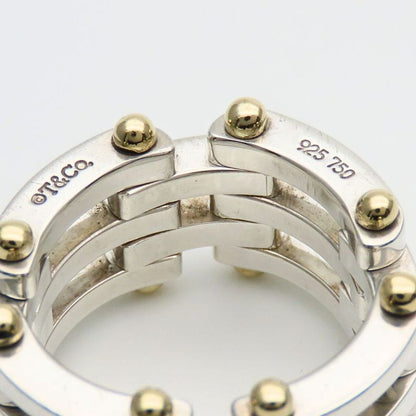 Tiffany & Co Ring ・ring Gate Silver 925 18K Yellow Gold Approx 11.8g Silver
