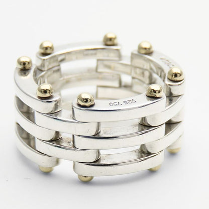 Tiffany & Co Ring ・ring Gate Silver 925 18K Yellow Gold Approx 11.8g Silver