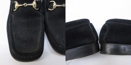 Gucci Horsebit Loafers Suede Leather Shoes 41 1 2 E Approx 26.5cm (10.43in)