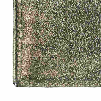 Gucci Notebook Case Bifold GG Pattern All Over Pattern 6 Holes Gold Color