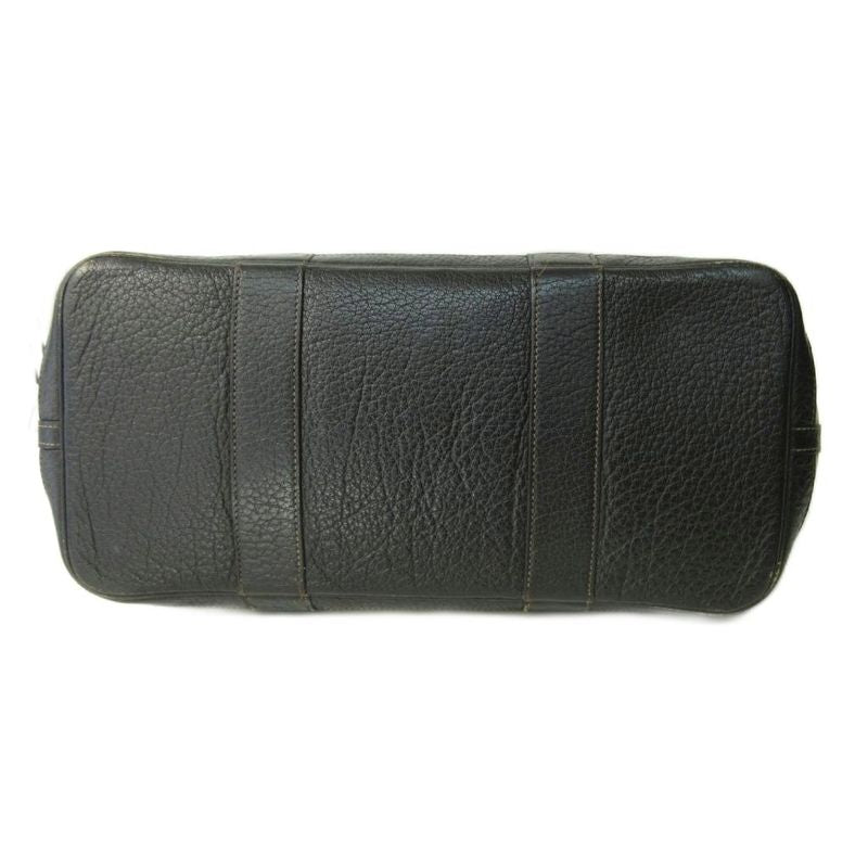 Hermes Garden Party PM Toile Ash Tote Bag Canvas Leather Silver Hardware □G