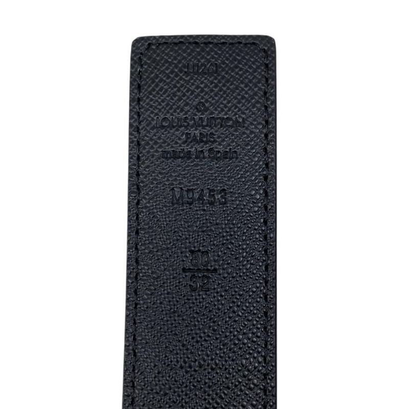 Louis Vuitton Belt Sainteur-lv Initial M9453 Monogram Brown Black Gold Hardware