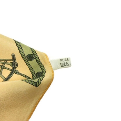 Celine Silk Triomphe Scarf Handkerchief Multicolor